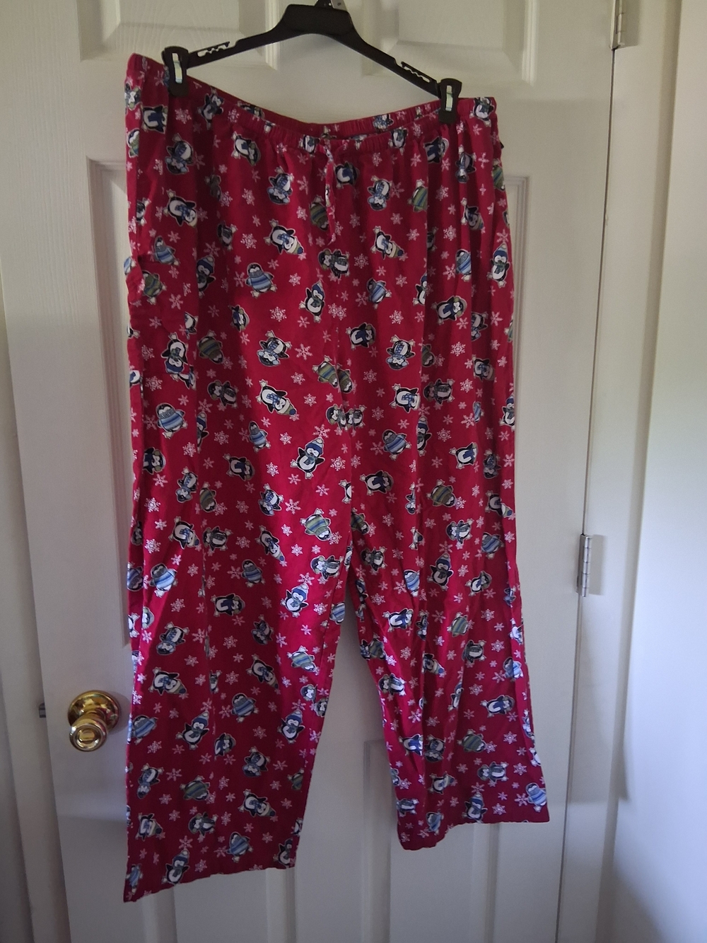 Mixit Red Penguin Print Pajama Bottoms